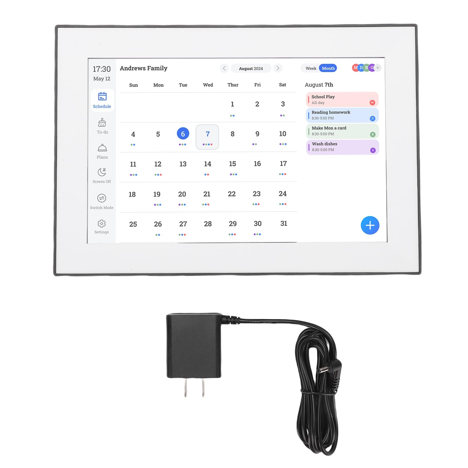 Amazon.co.jp: デジタルカレンダー、10.1インチスマート電子デスク